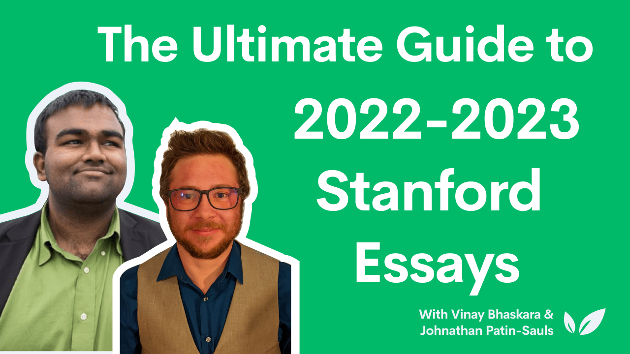 stanford essay questions 2023