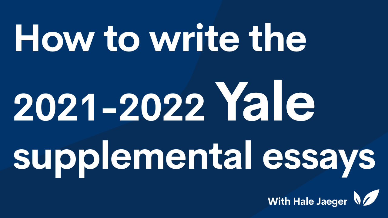 yale why us essay example
