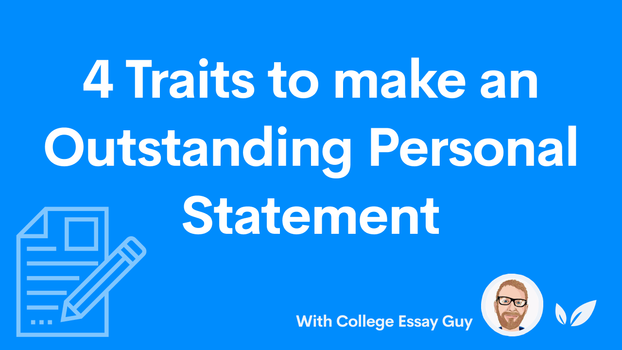 personality traits for college essay